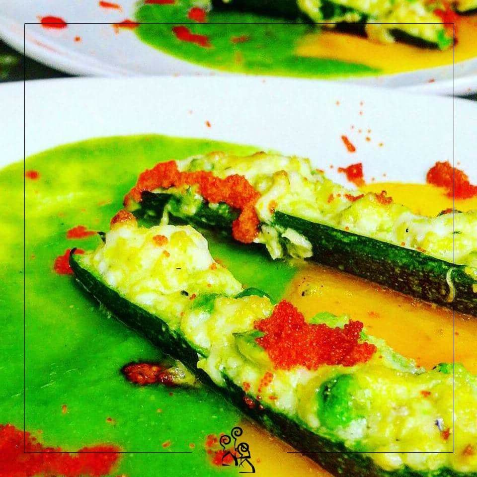 Zucchini di sarago, piselli e verdure primaverili 
#locanda #camini #botrugno #artgallery #fish #chef