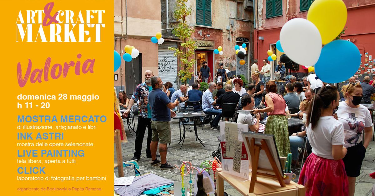 Art & Craft Market in Piazza Valoria!