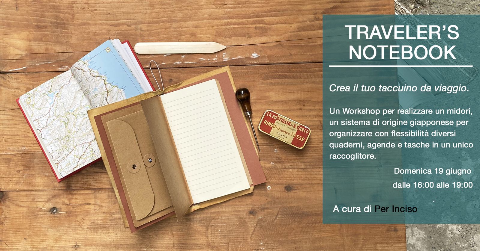 Traveler's Notebook - Crea il tuo taccuino di viaggio