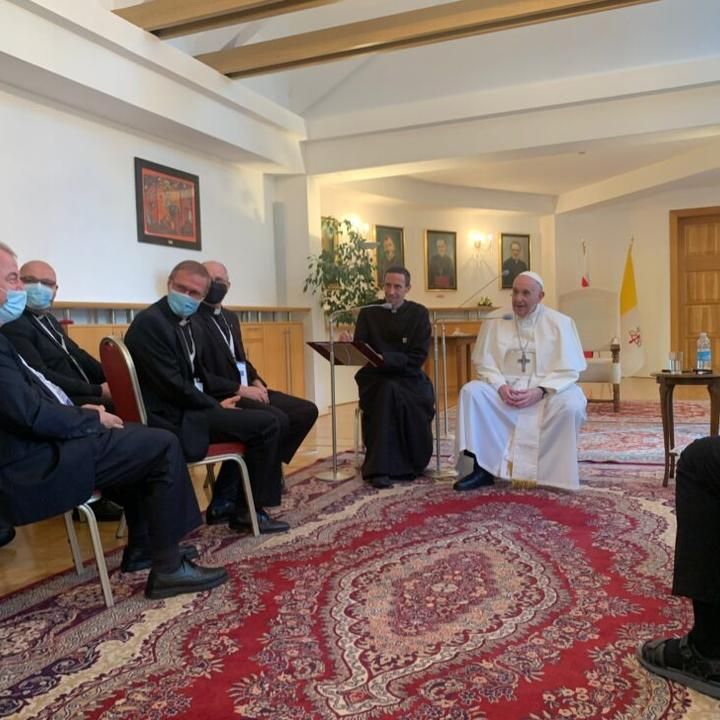 «La libertà ci fa paura». Conversazione di Papa Francesco con i gesuiti slovacchi | La Civiltà Cattolica