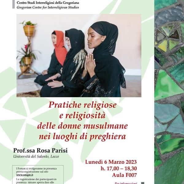 Pratiche religiose e religiosità delle donne musulmane nei luoghi di preghiera