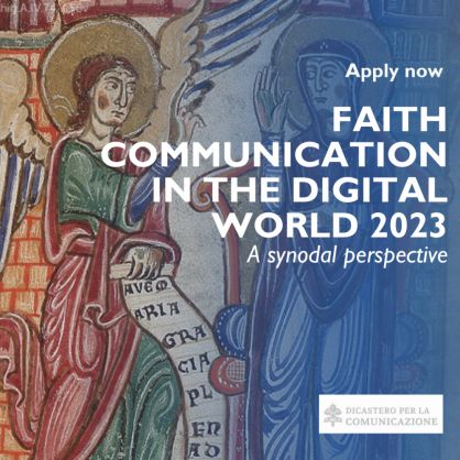 Aplica al programa Faith Communication in the Digital World 2023