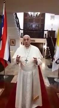 VIDEO MENSAJE DEL SANTO PADRE A LOS JÓVENES TAILANDESES