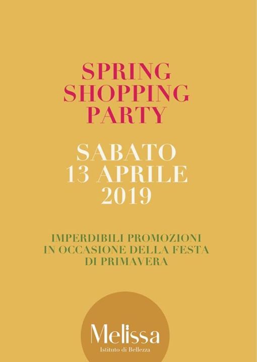 Spring shopping party