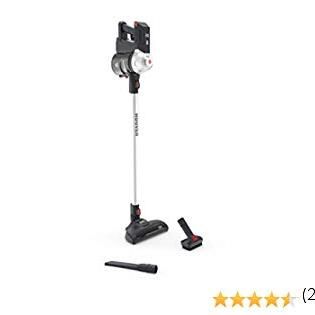 Hoover FD22G Scopa Ricaricabile 2 in 1 Freedom, Autonomia fino a 25 minuti, Serbatoio da 0.7 litri, Grigio Perlato [Classe di efficienza energetica A]