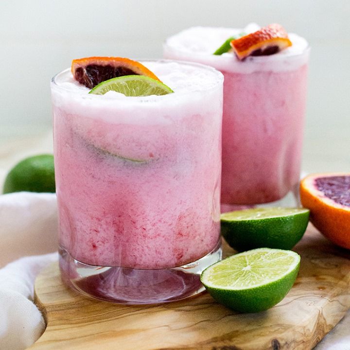 Coconut Blood Orange Margaritas