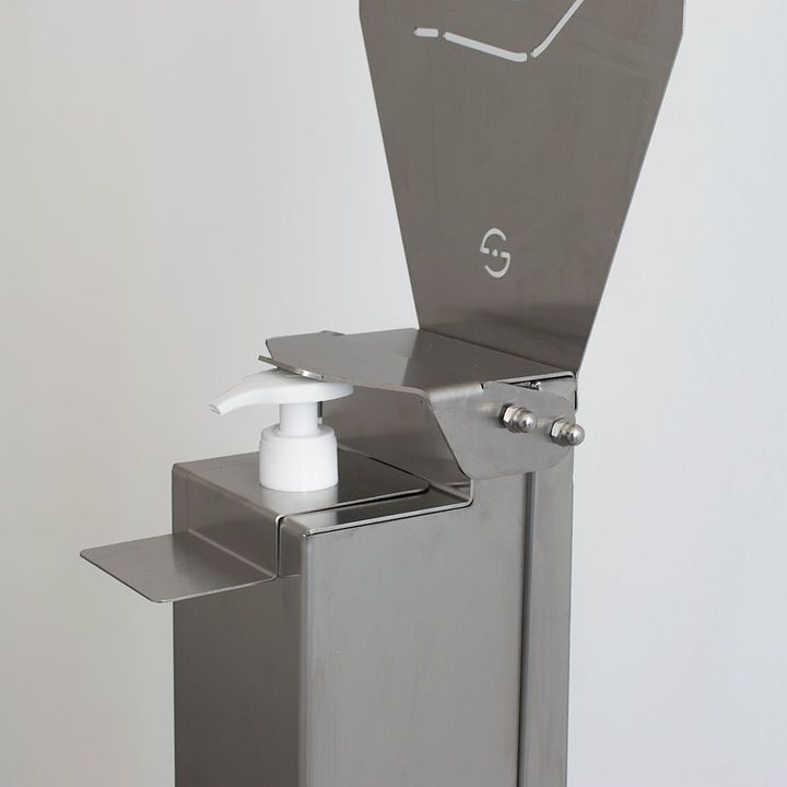 DISPENSER AUTOMATICO - ALLUMINIO Misura 140X30X38 | Dental Technology Solution - DTS